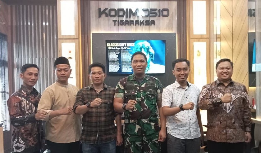 Bangun Sinergi Bawaslu Kabupaten Tangerang Adakan Pertemuan Dengan Kodim 1510