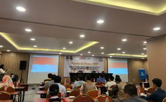 Suasana Training Of Trainer (TOT) Pelatihan Saksi Partai Politik Peserta Pemilihan Umum yang diadakan oleh Bawaslu Kabupaten Tangerang di Hotel Vega Gading Serpong, Kabupaten Tangerang. 7/2/24
