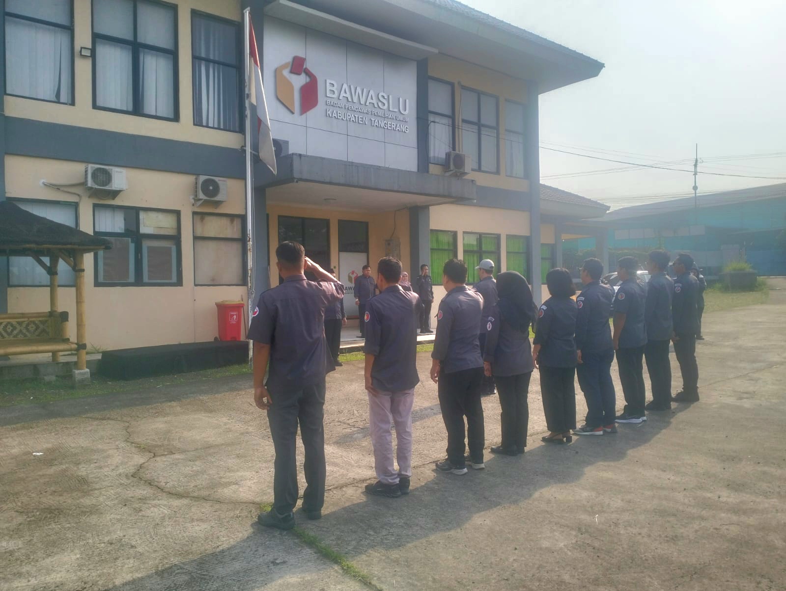 Apel Pagi Bawaslu Kabupaten Tangerang, senin 4 Agustus 2025