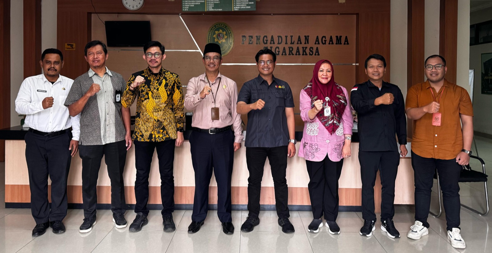 Bawaslu Dampingi KPU Kabupaten Tangerang Audiensi ke Kantor Pengadilan Agama Tigaraksa Bahas Pemutakhiran Data Pemilih Berkelanjutan