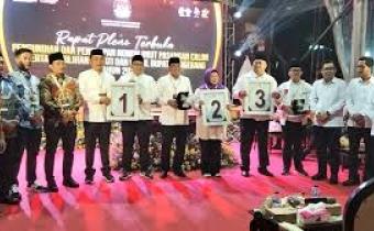 Bawaslu Kabupaten Tangerang Awasi Proses Pengundian Nomor Urut Pasangan Calon