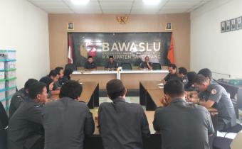 Rapat Internal Bawaslu Kabupaten Tangerang: Perkuat Kelembagaan