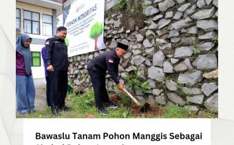 Bawaslu tanam pohon manggis sebagai bentuk integritas, senin, 3 februari 2024