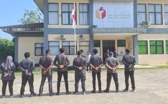 BAWASLU KABUPATEN TANGERANG GELAR APEL PAGI DAN RAPAT INTERNAL UNTUK PERKUAT KINERJA PENGAWASAN